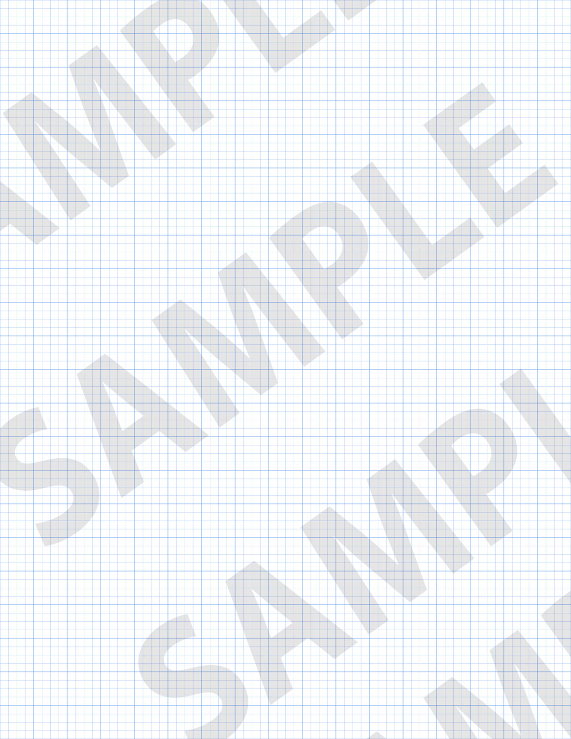 Blue 1 - Medium Grid Paper