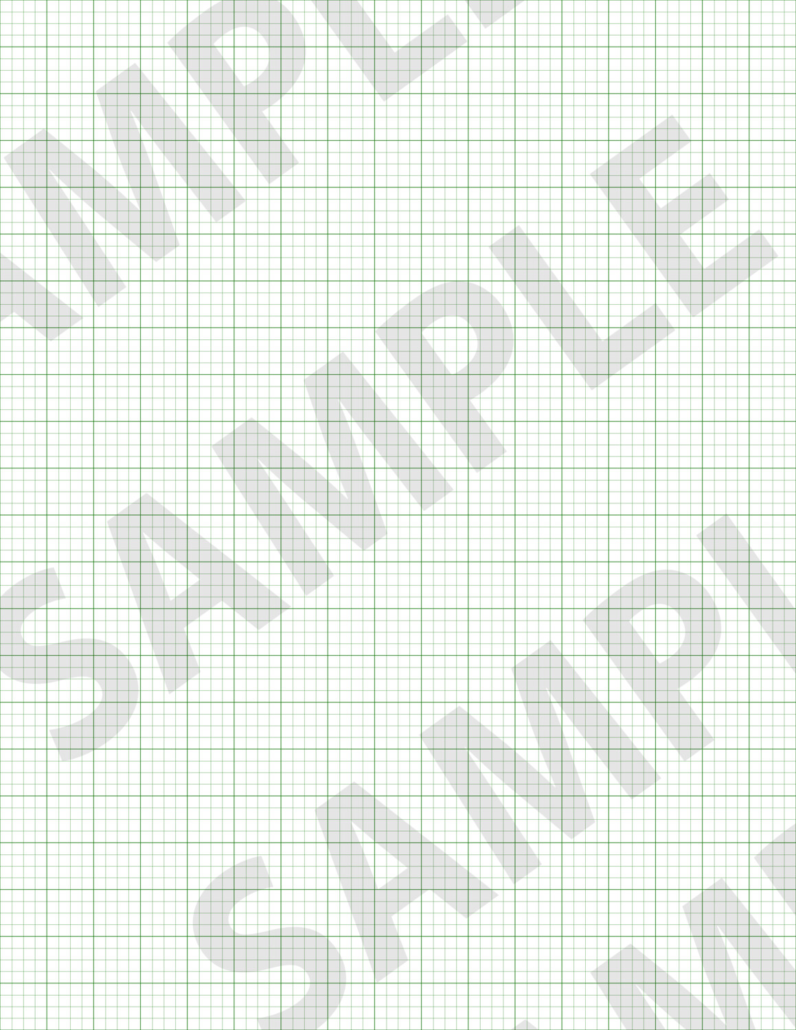 Green 2 - Medium Grid Paper
