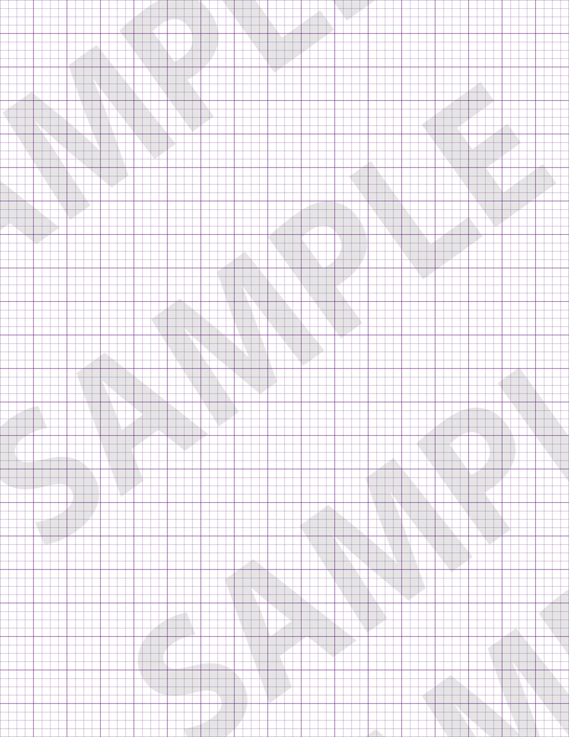 Purple 2 - Medium Grid Paper