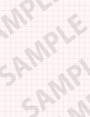 Red 1 - Medium Grid Paper