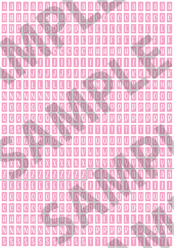 White Text Pink 1 - &#39;Feeling Good&#39; Tiny Letters