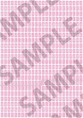 White Text Pink 1 - 'Feeling Good' Tiny Letters