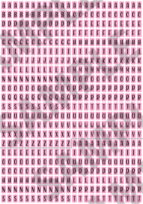 Black Text Pink 1 - 'Feeling Good' Tiny Letters