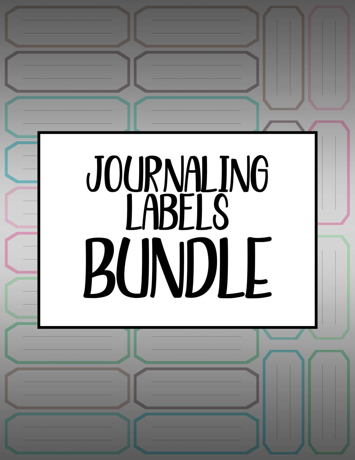 Bundle #9 Journaling Labels