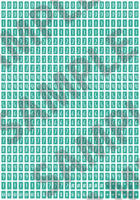 &#39;FEELING GOOD&#39; TINY NUMBERS