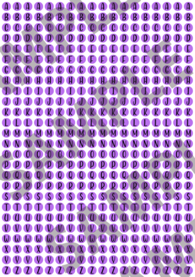 Black Text Purple 1 - &#39;Feeling Good&#39; Circle Letters