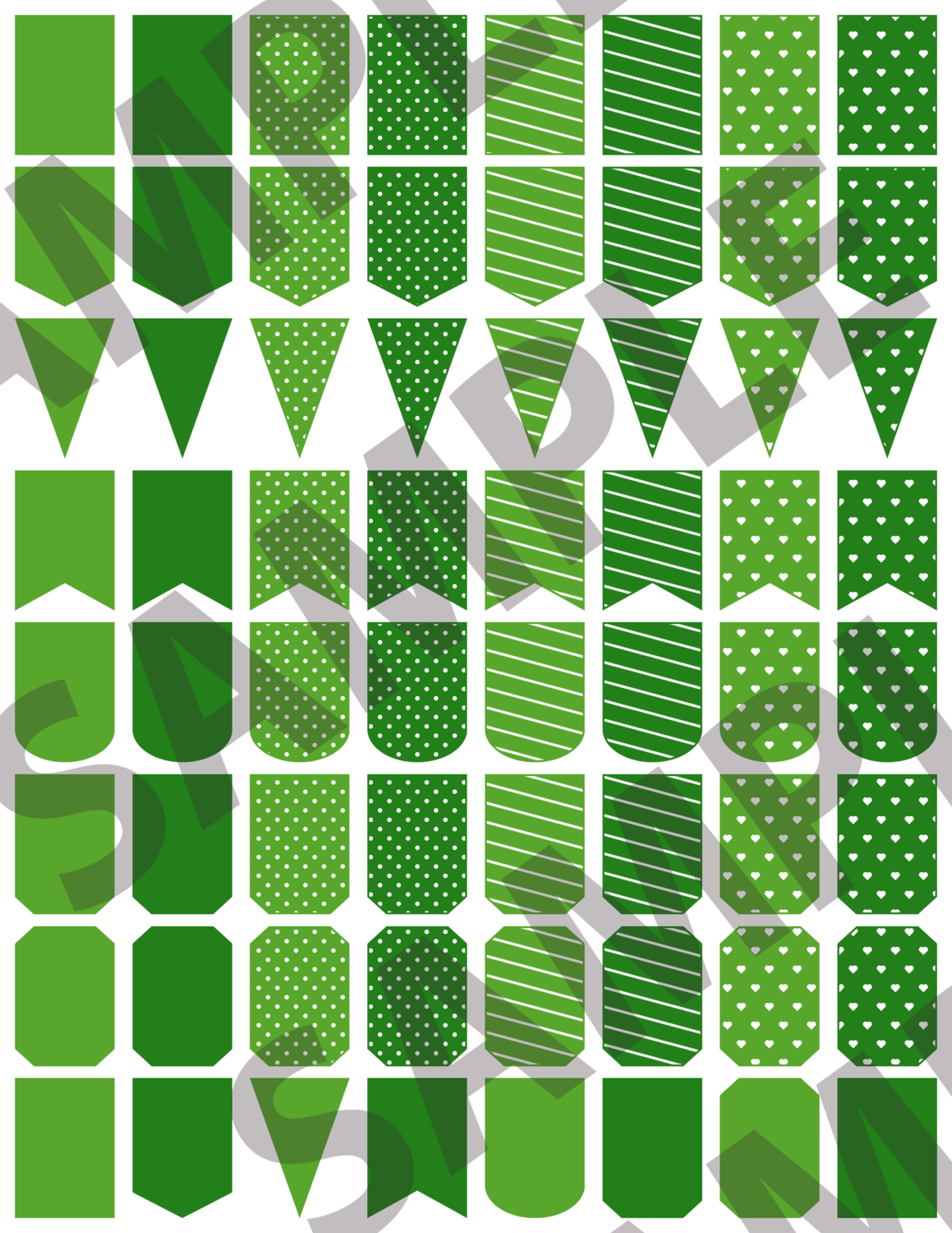 Green 2 - Small Banners