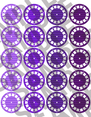 Purple - Striped Viewfinders