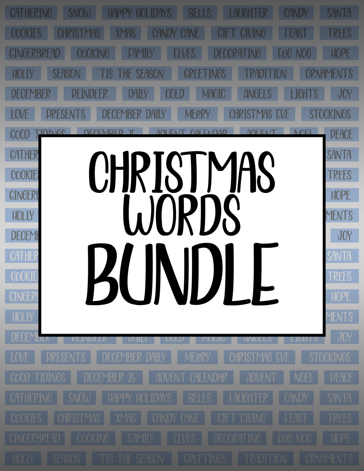 Bundle #47 Christmas Words