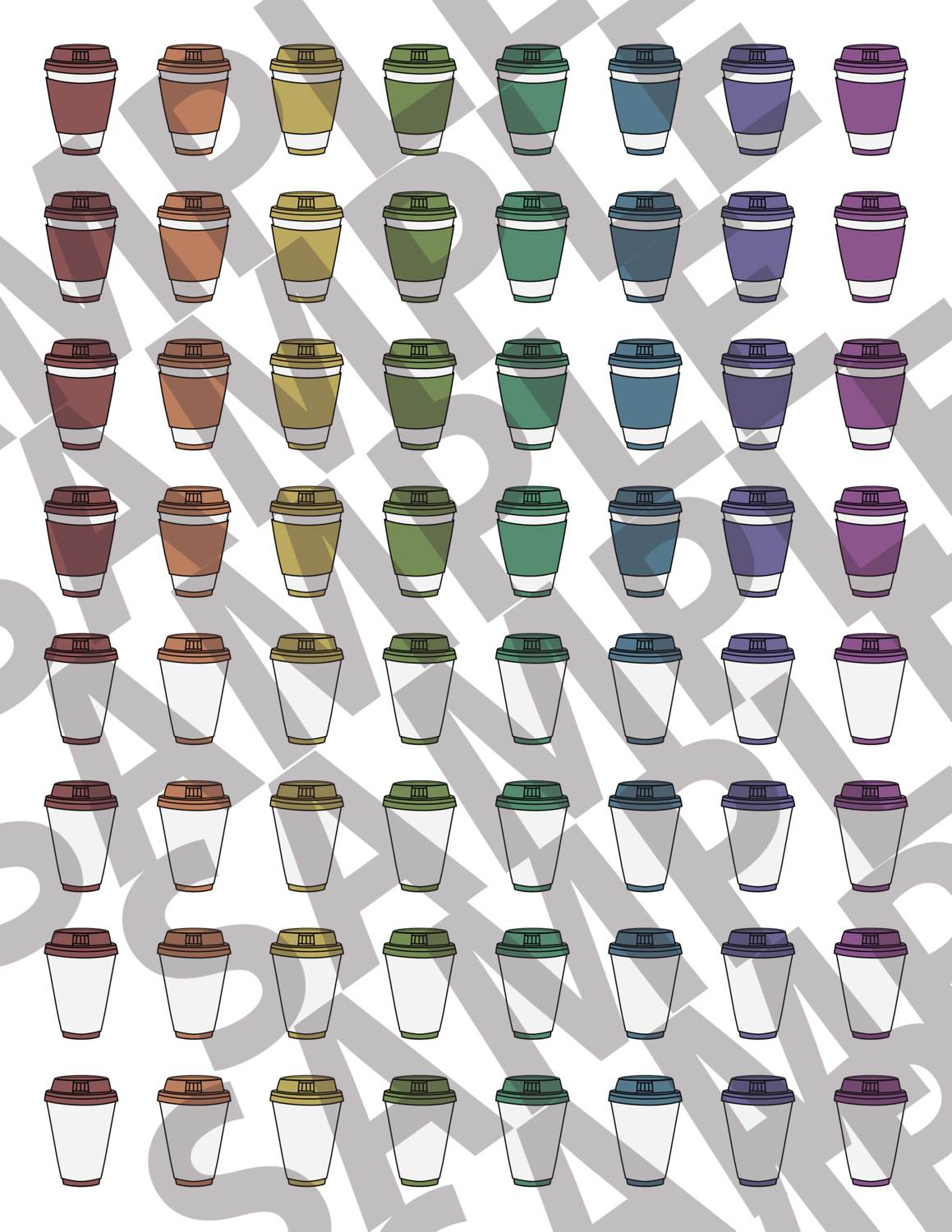 Season Spices - 1 Inch Coffee Cups
