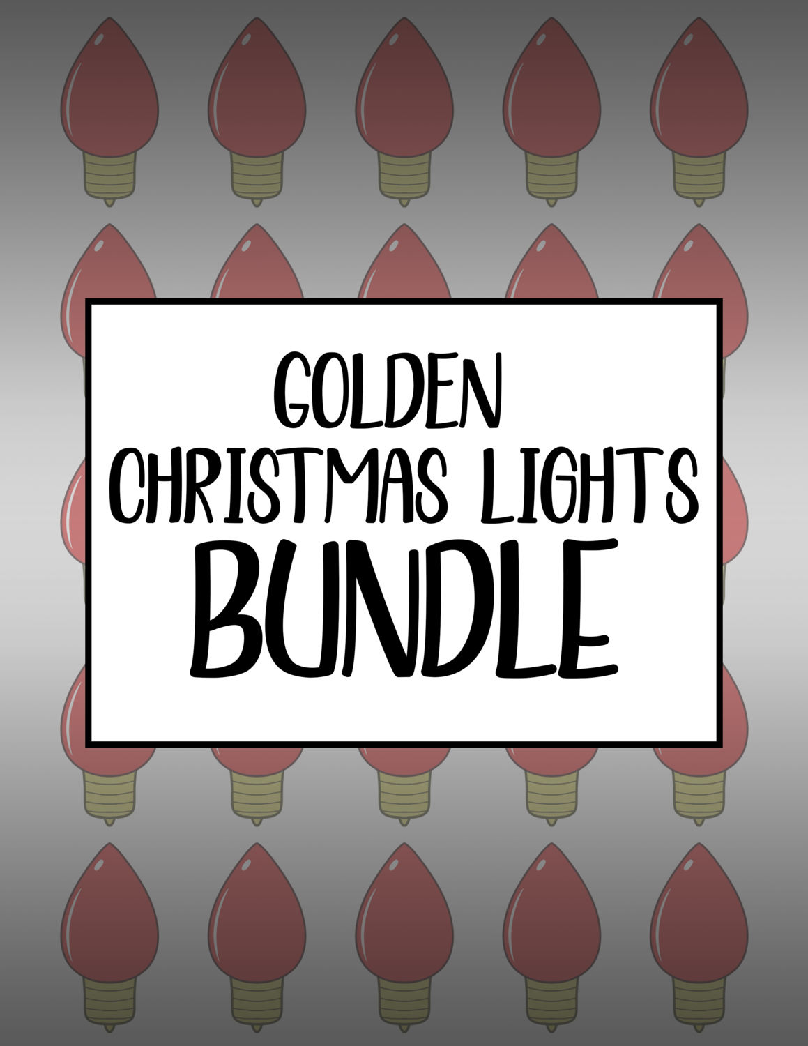 Bundle #57 Golden Christmas Lights