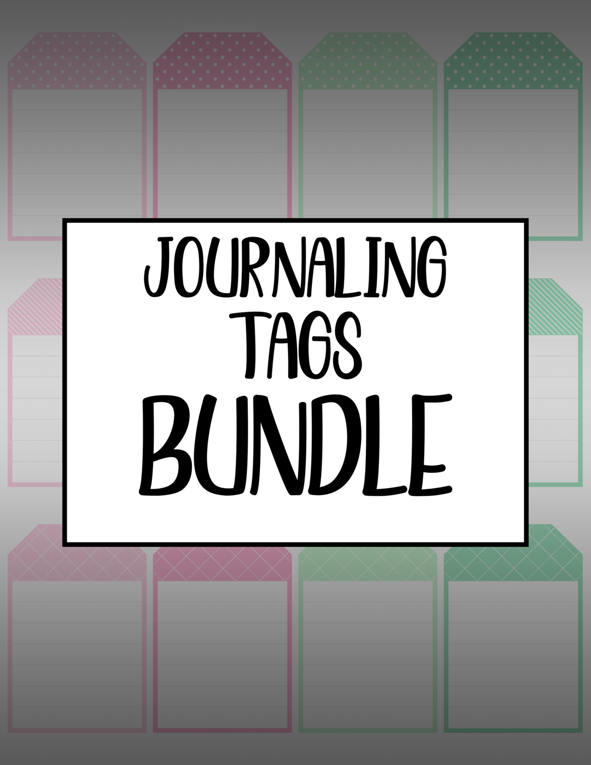 Bundle #65 Journaling Tags