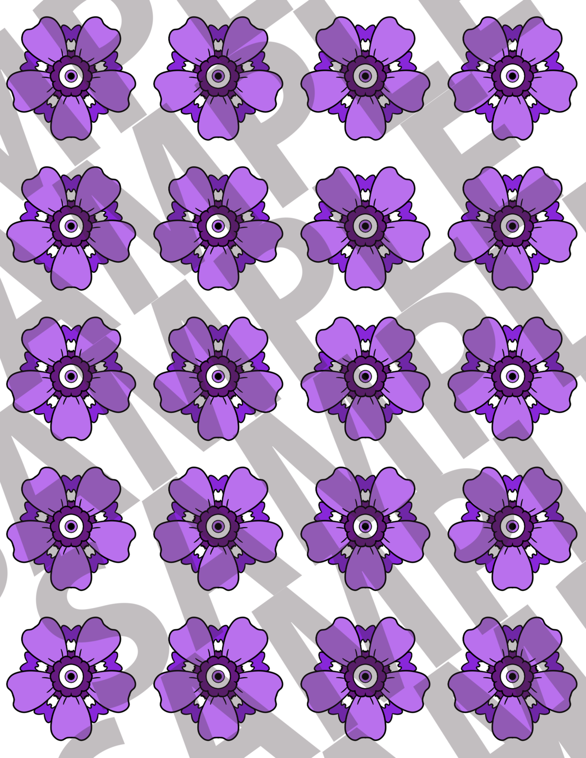 Purple - Flowers 4
