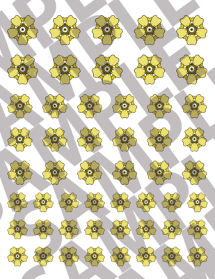 Yellow - Smaller Flowers 4