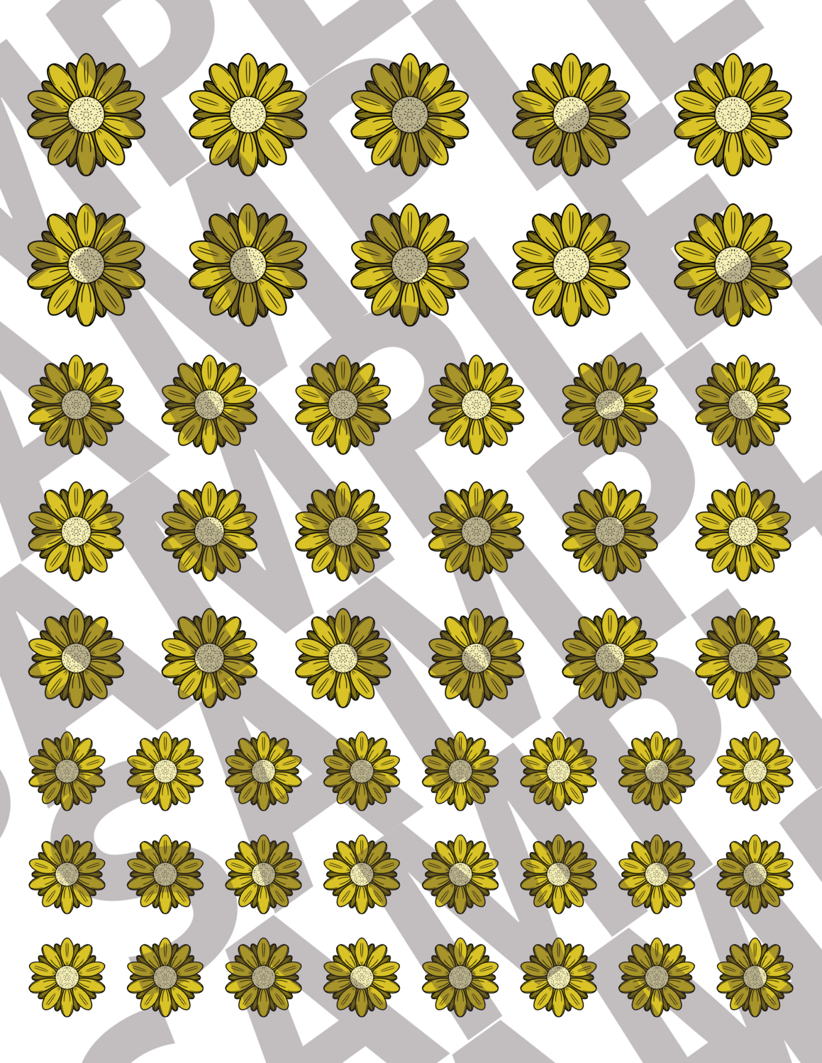 Yellow - Smaller Flowers 5