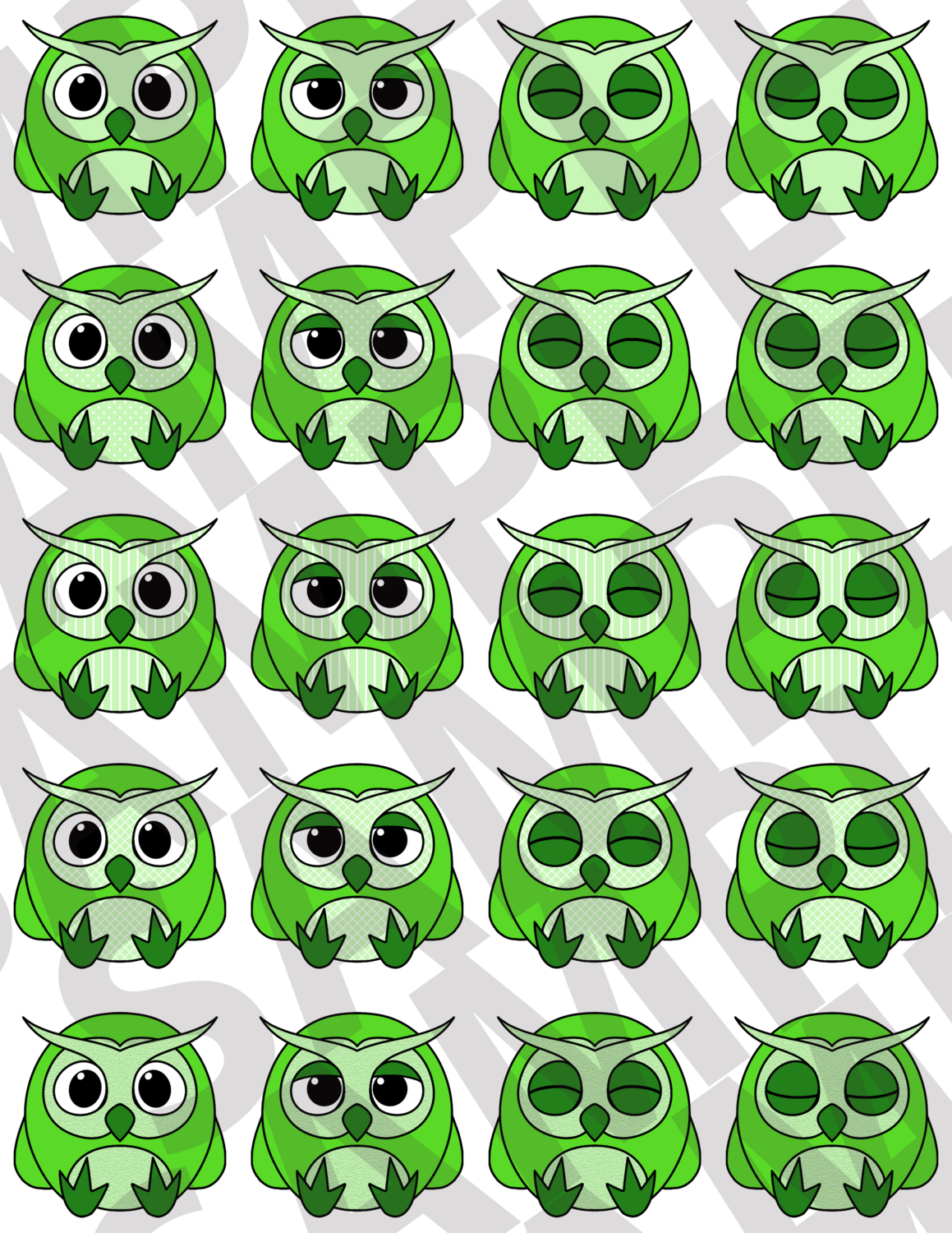 Green - Owls