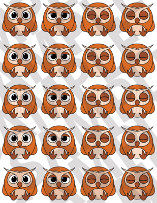Orange - Owls
