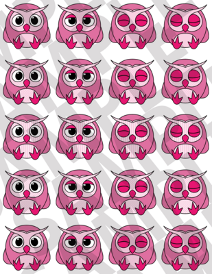 Pink - Owls