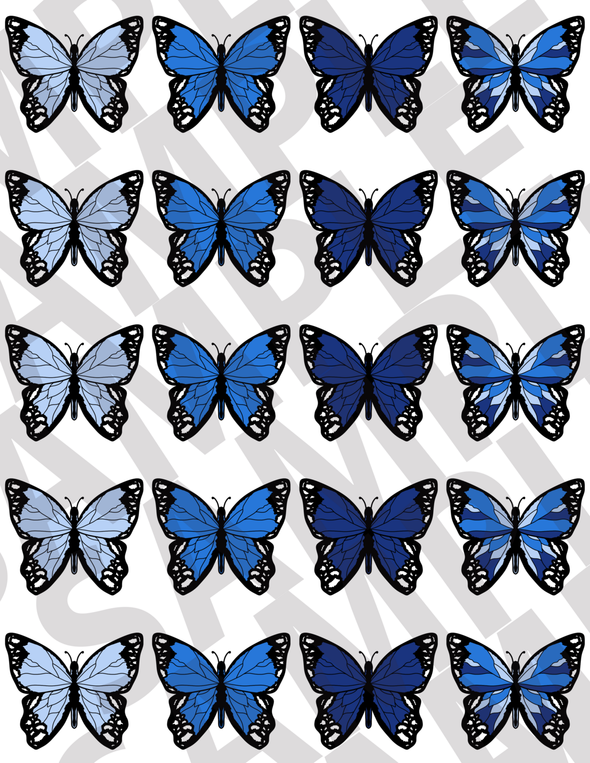 Blue - Butterflies