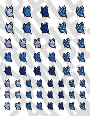 SMALLER FLYING BUTTERFLIES