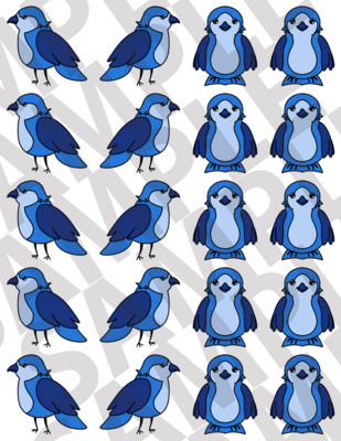 Blue - Birds