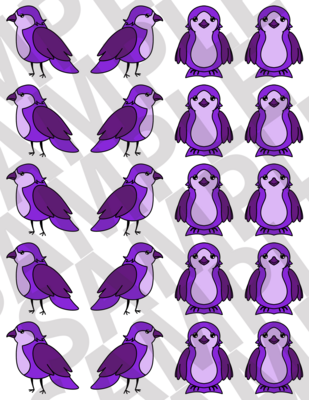 Purple - Birds