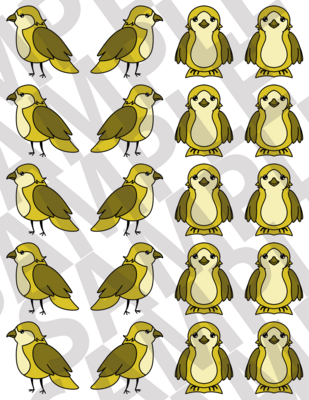 Yellow - Birds