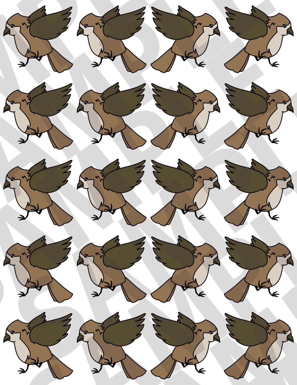 Brown - Flying Birds