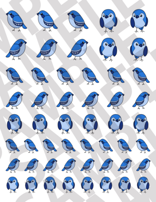 SMALLER SIMPLE BIRDS