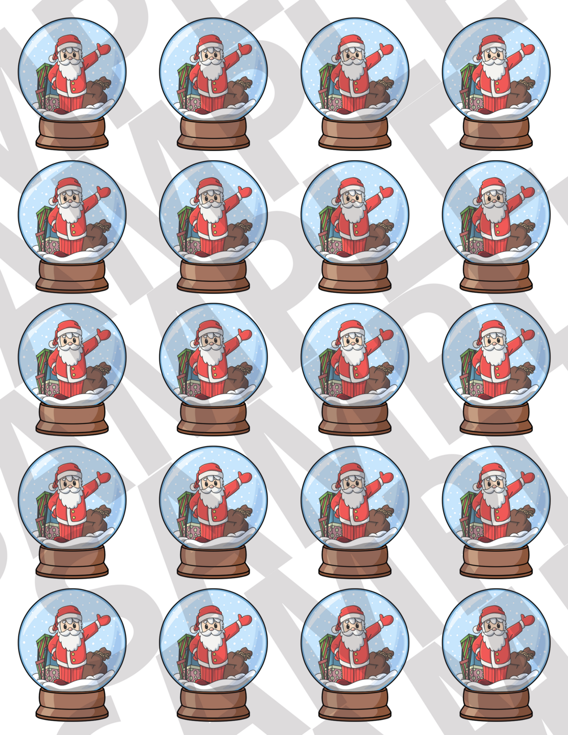 Santa - Snowglobes