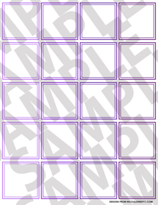 Purple - Squares