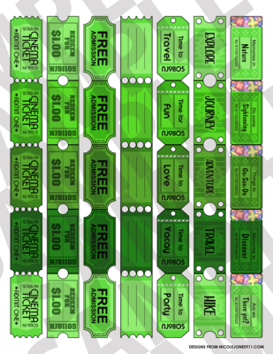 Green - Tickets