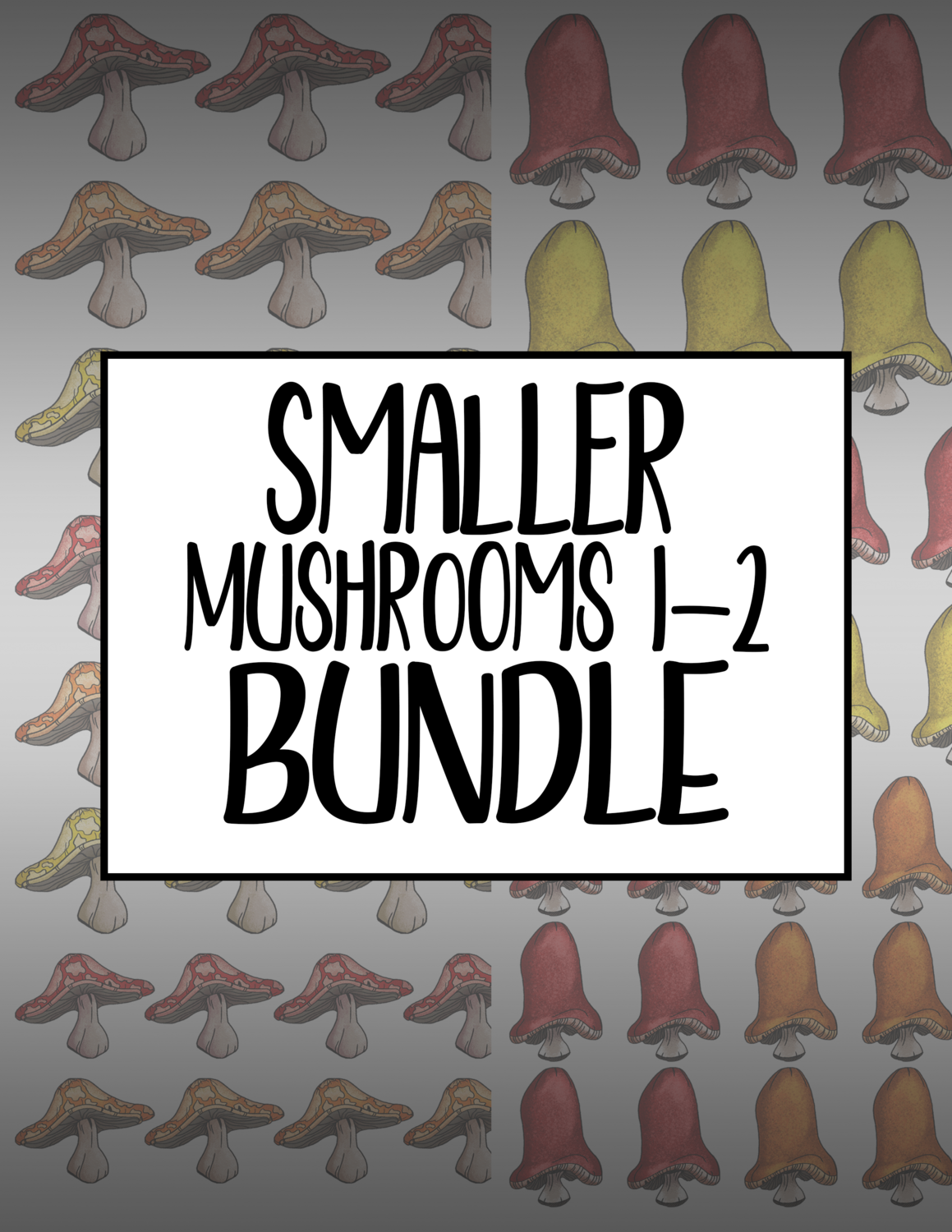 Bundle #133 Smaller Mushrooms 1-2