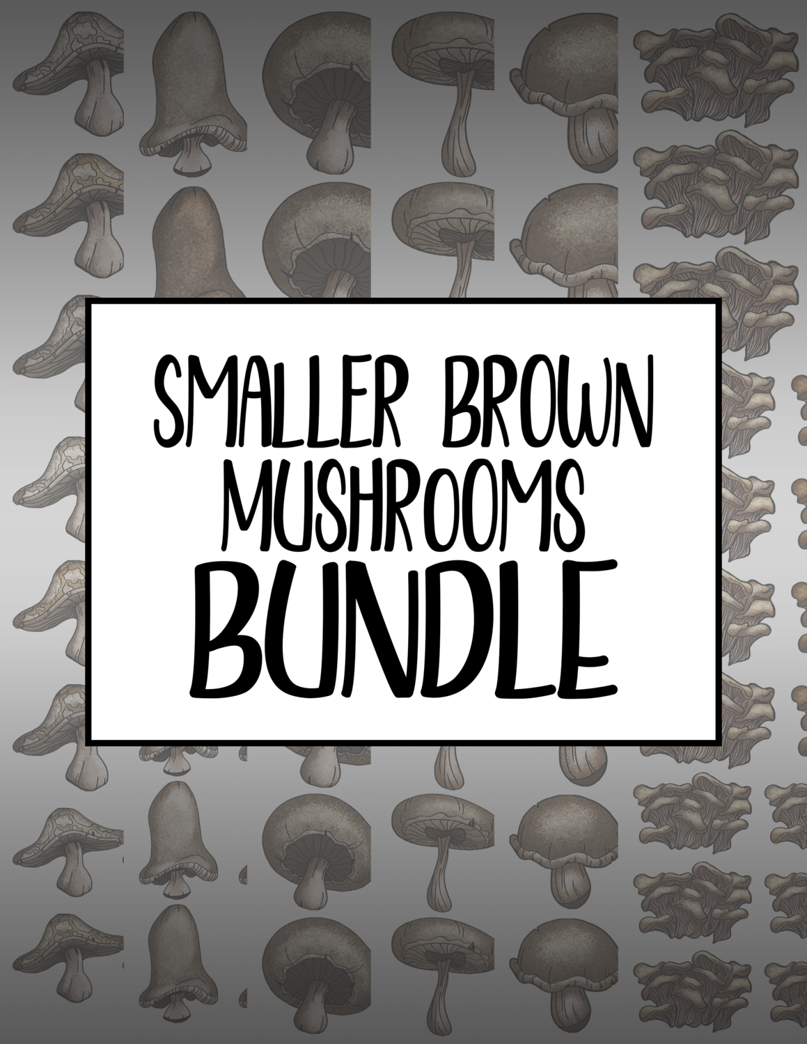 Bundle #137 Smaller Brown Mushrooms