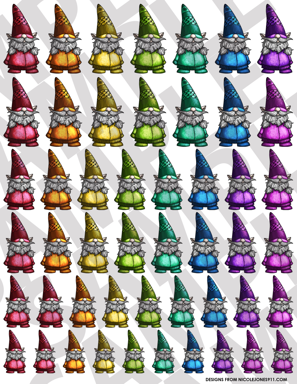 Radiant Rainbow - Short Gnomes