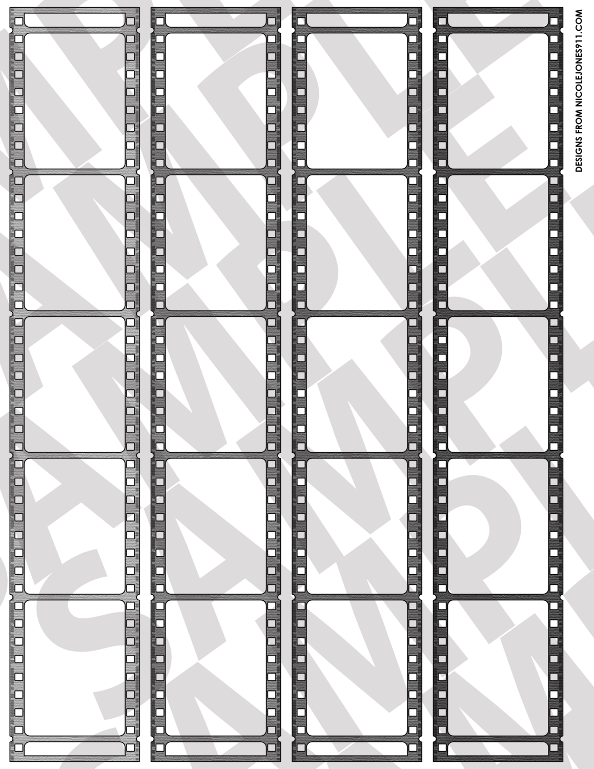 Light Gray - Film Reels