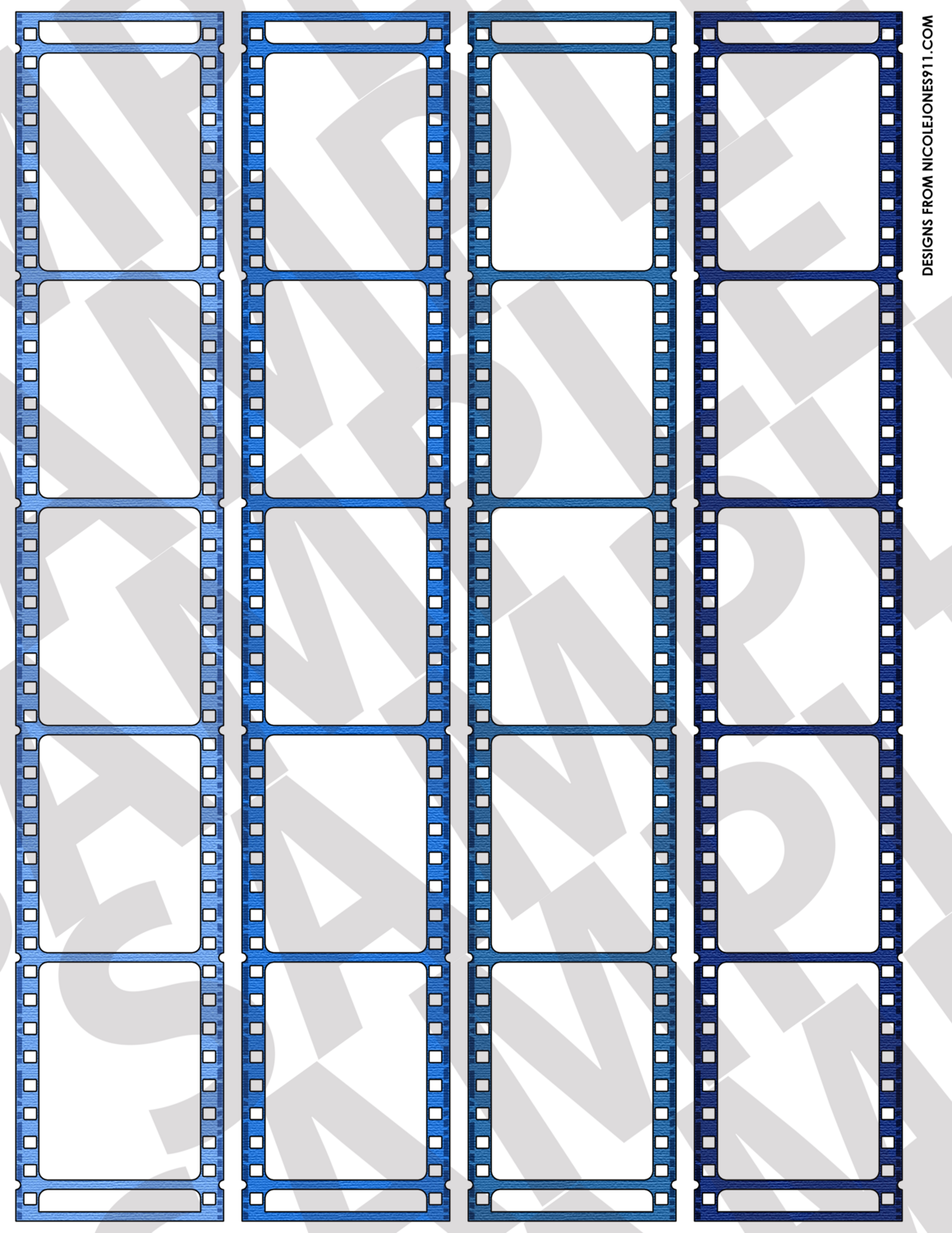 Blue - Film Reels
