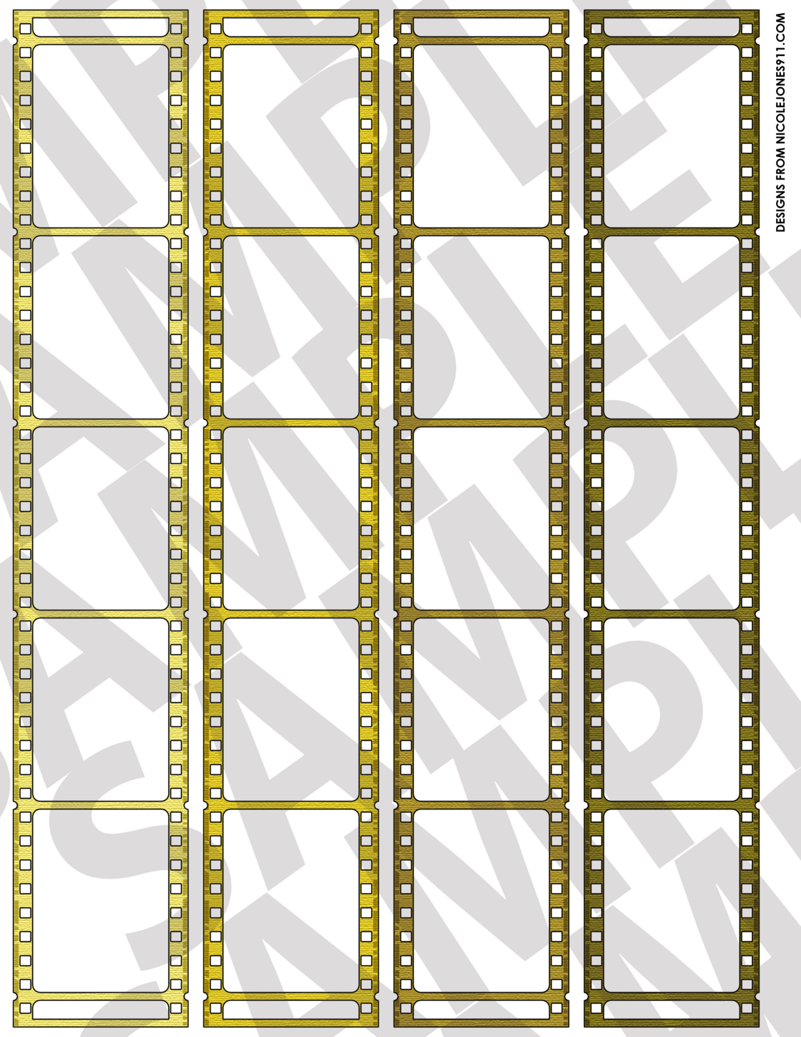 Yellow - Film Reels