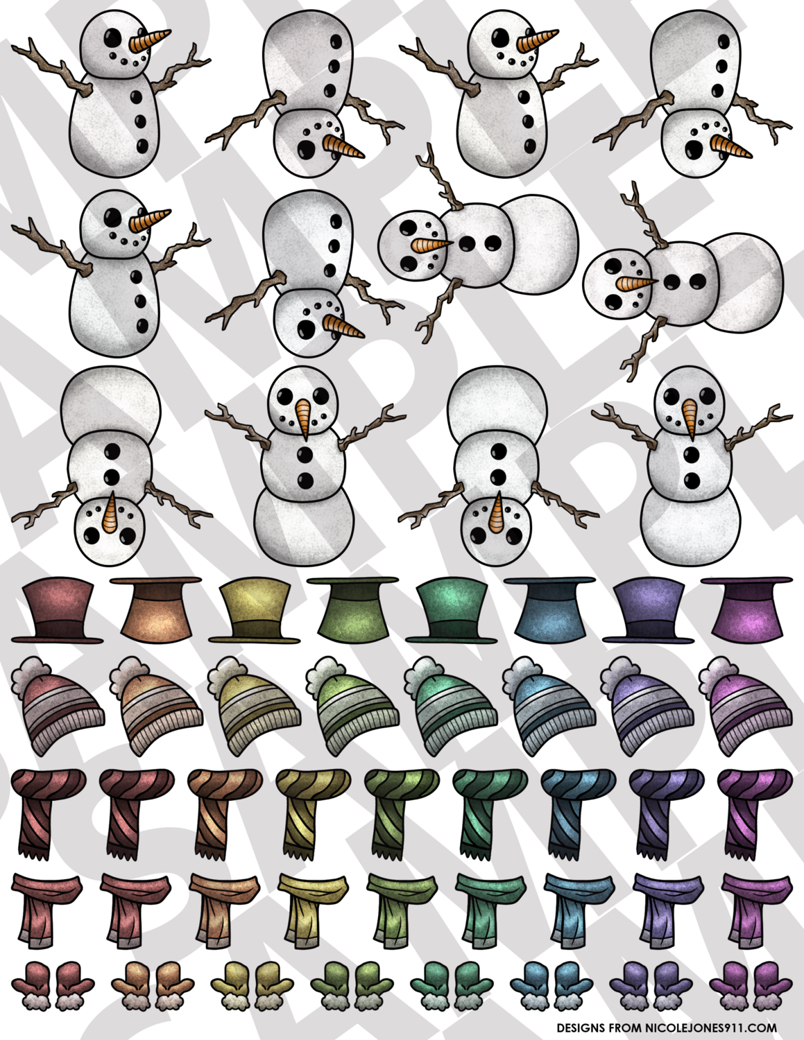 Season Spices - Build-a-Snowman