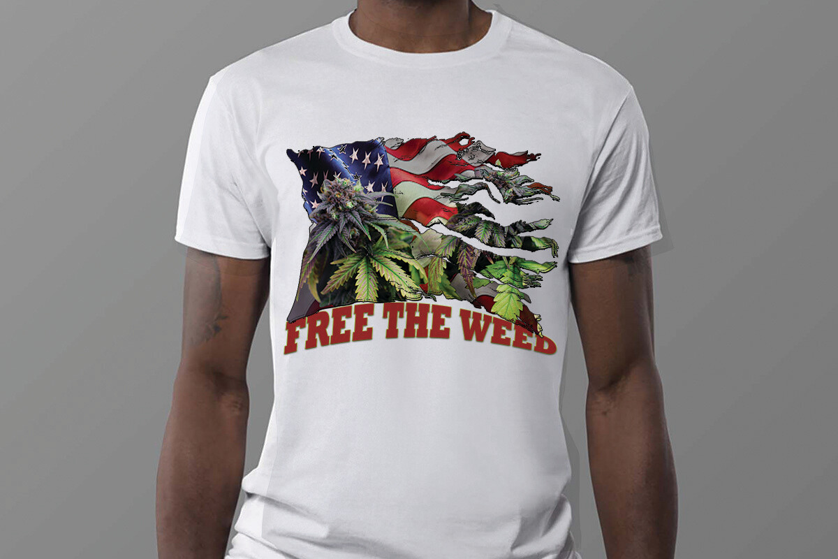 FREE THE WEED "USA 1" T-shirt