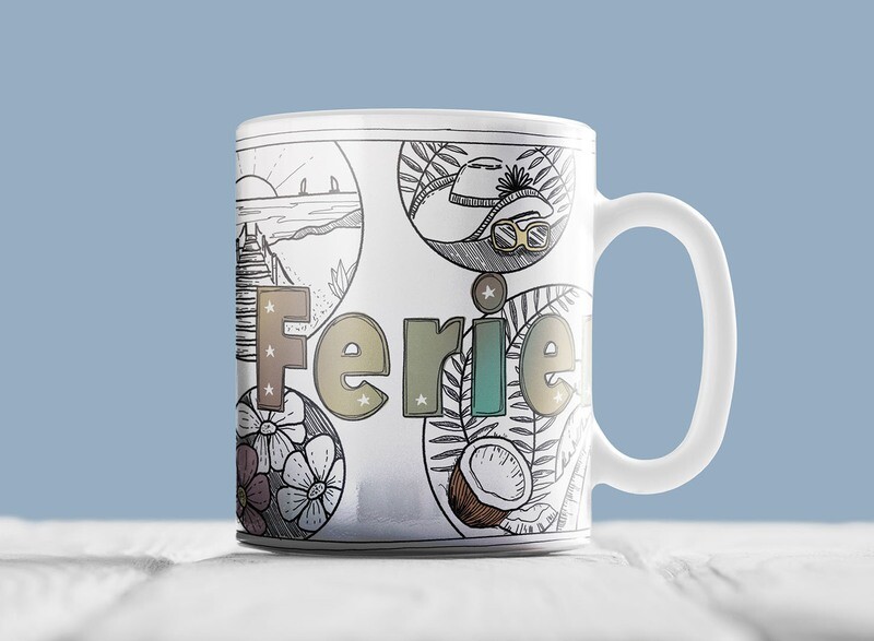 "Endlich Ferien" (Kaffeetasse)