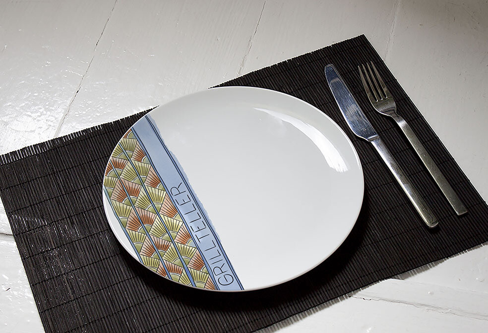 Teller "Grillteller" (26 cm Durchmesser), Design: Inka