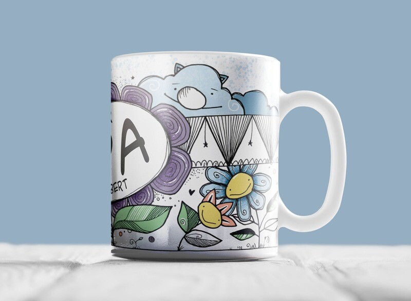 "Beste/r Oma/Opa" (Individuelle Kaffeetasse oder Jumbobecher)