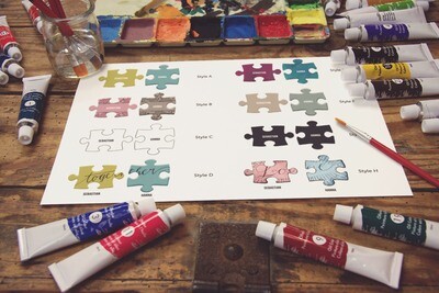 "Puzzle-Paar" (2er Set)