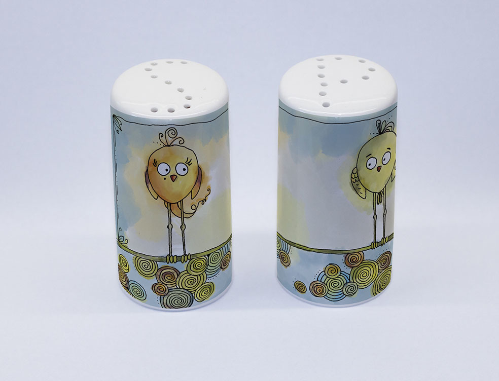 Salz und Pfeffer "Piepmatzen", Design: Sunrise