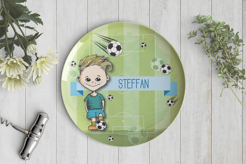 "Fußballstar" Teller klein
