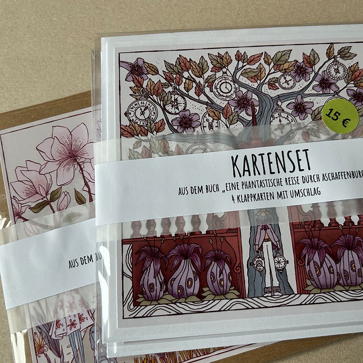 KartensetZWEI, 4 Karten mit Umschlag