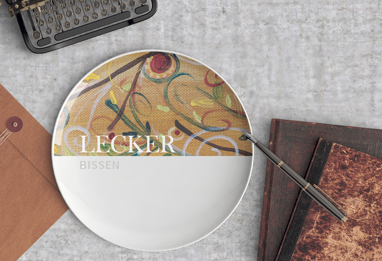 Thementeller "Leckerbissen" (17 oder 20 cm Durchmesser)