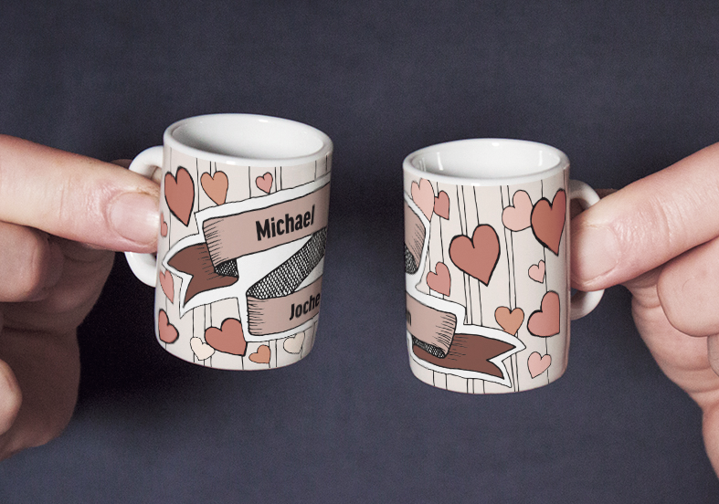 Schnapsbecher "Hearts" 10 Stück