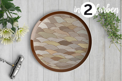 Teller "Wave Ocean" Two (17 cm / 20 cm Durchmesser)